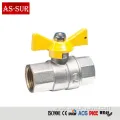 Brass Gas Ball Valve, Angle Gas Valve